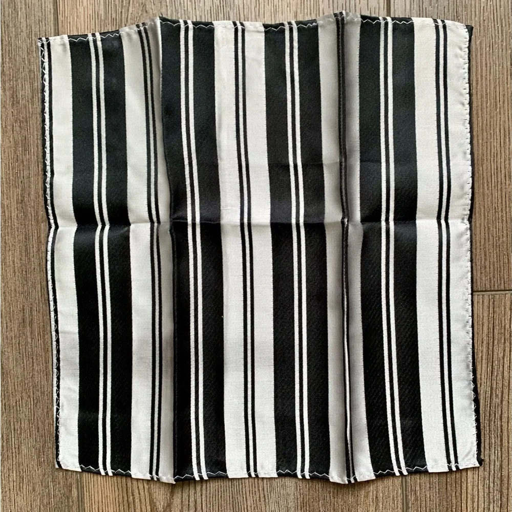 pocket square silk scarfs Of 6